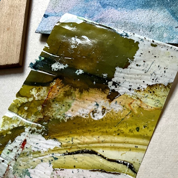 Junk Journal Pack  15+ Hand painted Pieces, Great for scrapbooking, collage - Picture 5 of 12